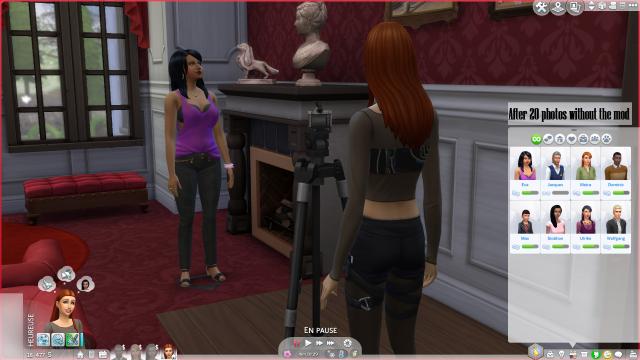 No Relationship Gain When Taking Photo Of Someone for The Sims 4