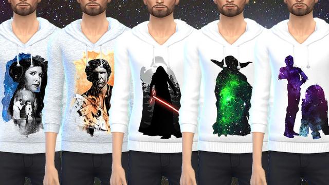 Star Wars  A Star Wars Themed Hoodie for The Sims 4