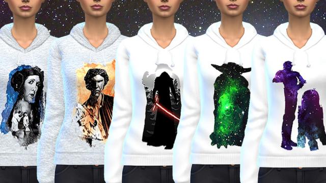 Star Wars  A Star Wars Themed Hoodie for The Sims 4