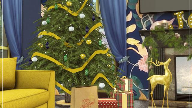 Florence Living Room для The Sims 4