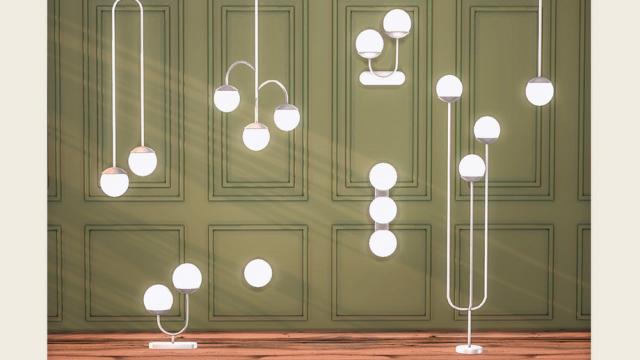 Yokeda lighting set for The Sims 4