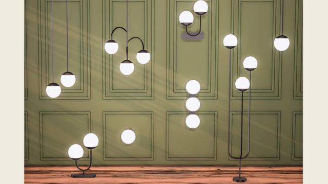 Yokeda lighting set for The Sims 4