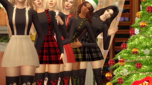 Holiday Wonderland - Marissa Socks for The Sims 4