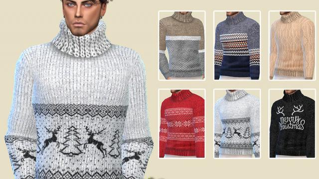 Holiday Wonderland - Sweater big collar