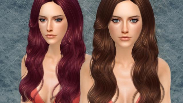 Raindrops - Female Hairstyle для The Sims 4