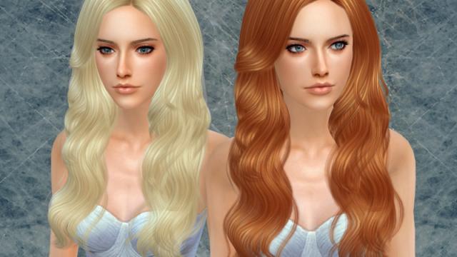 Raindrops - Female Hairstyle для The Sims 4