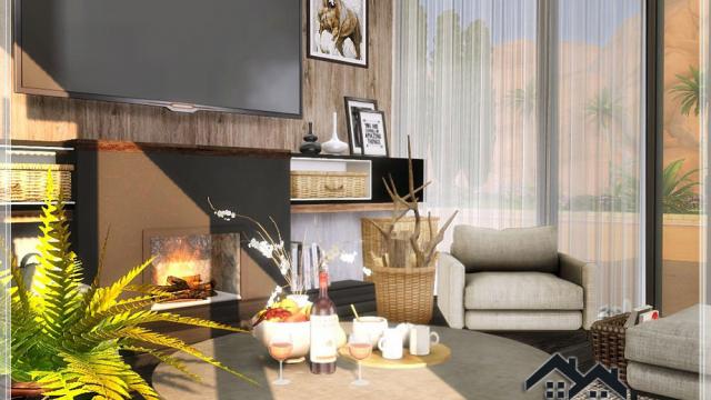 MANDY - Livingroom для The Sims 4