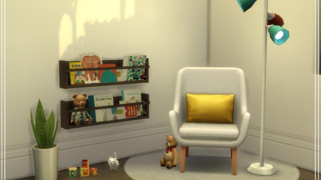 Toddler Bookcase for The Sims 4