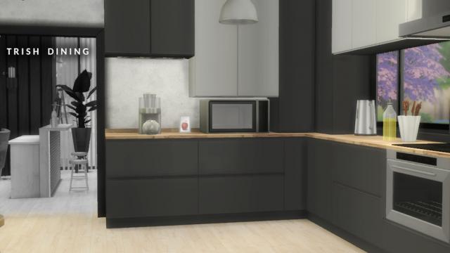 Trish - kitchen для The Sims 4