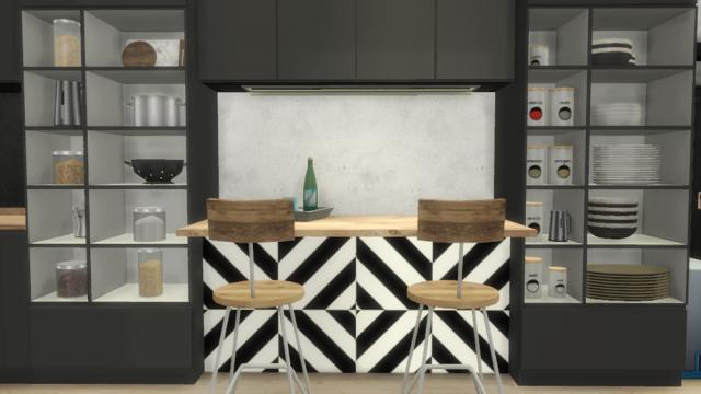 Trish - kitchen для The Sims 4