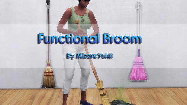 Убираем пыль метлой / Functional Broom