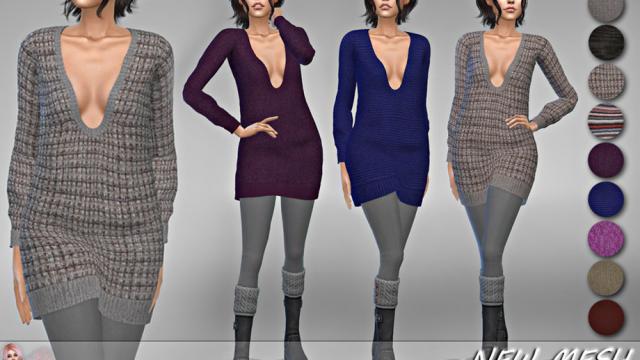 Sweater Dress Assia 1 - NEW MESH