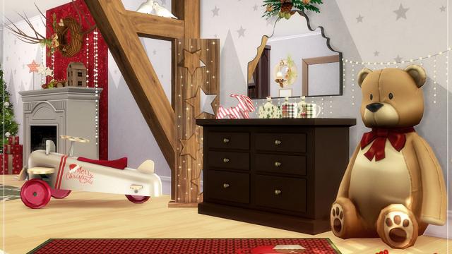 Holiday Wonderland - Christmas Toddlers Room для The Sims 4