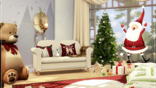 Holiday Wonderland - Christmas Toddlers Room для The Sims 4