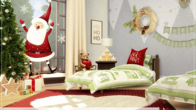 Holiday Wonderland - Christmas Toddlers Room для The Sims 4