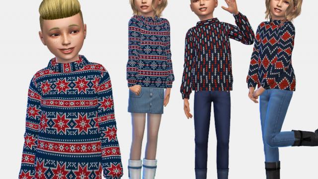 Junior Sweater for The Sims 4