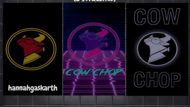 Cow Chop Poster [REQUIRES DISCOVER UNIVERSITY]