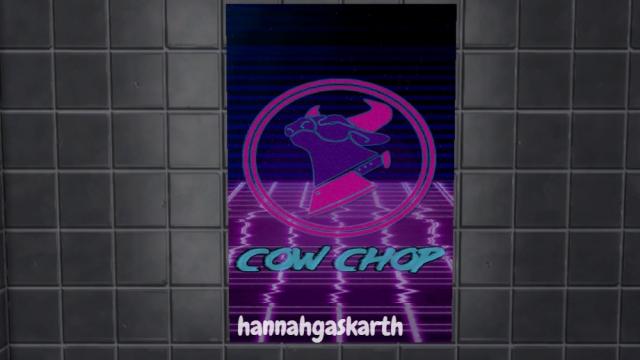 Cow Chop Poster [REQUIRES DISCOVER UNIVERSITY] для The Sims 4