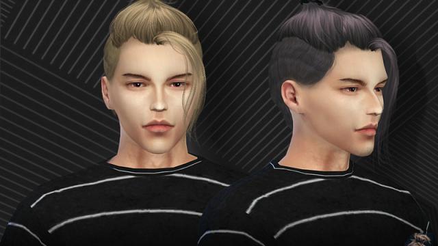 WINGS HAIR OS0116 M для The Sims 4