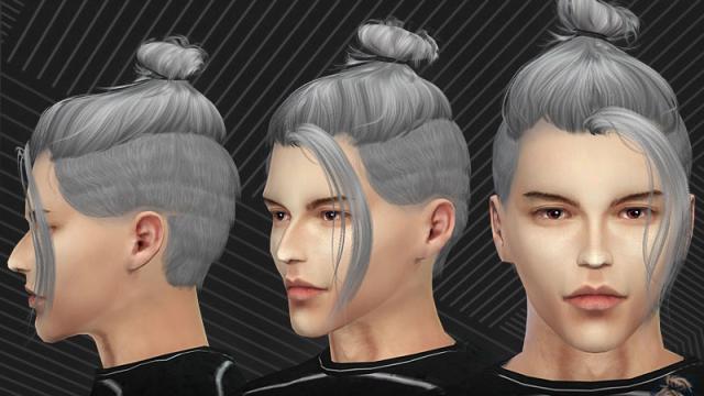 WINGS HAIR OS0116 M для The Sims 4