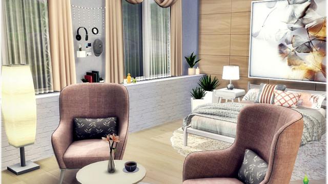 Moderato - Bedroom для The Sims 4