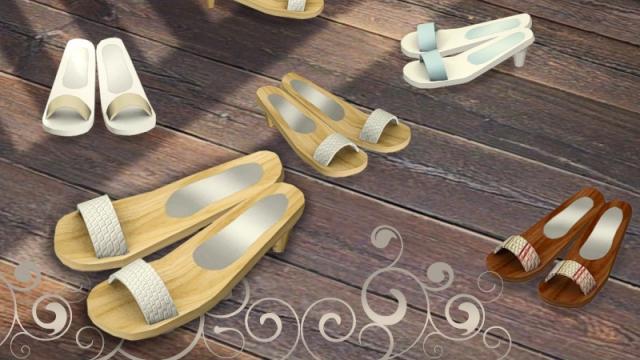 Breezy sandals for The Sims 4