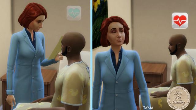 Карьера медика / Medic Career для The Sims 4