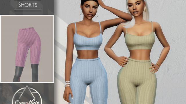 CAMUFLAJE - Tia Set (Shorts) for The Sims 4