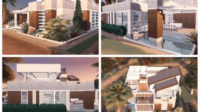 Gabi Beach House для The Sims 4