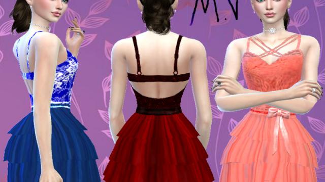 Summer dress для The Sims 4