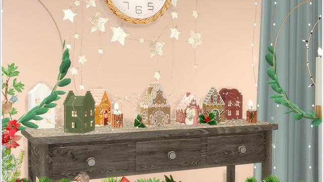 Christmas2020 decorative set for The Sims 4