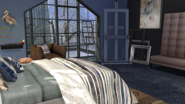 Brick & Steel - Mila's Bedroom для The Sims 4