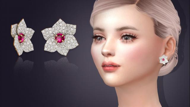 Mia Flower Stud Earrings