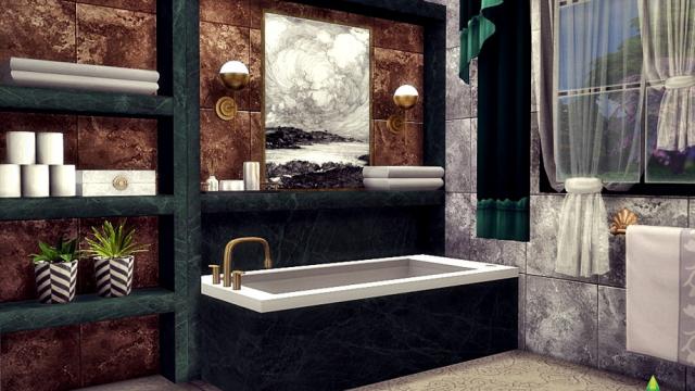 Bathroom Aron для The Sims 4