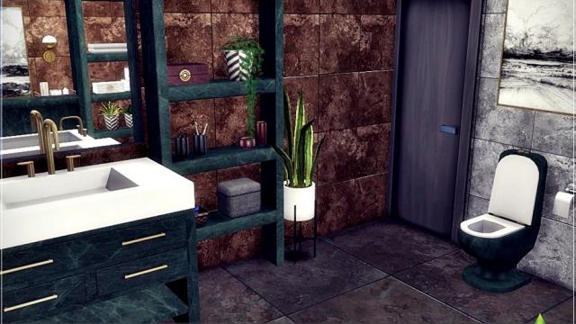 Bathroom Aron для The Sims 4