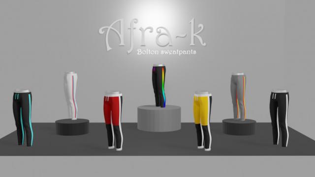 Afra-k Bolton sweatpants для The Sims 4