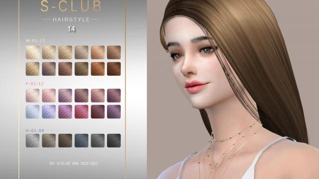 S-Club ts4 WM Hair 202014