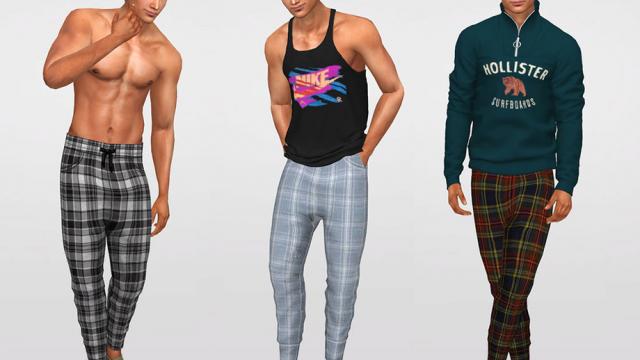 Скачать Jogging Pants For Men 01 для The Sims 4 Modslab