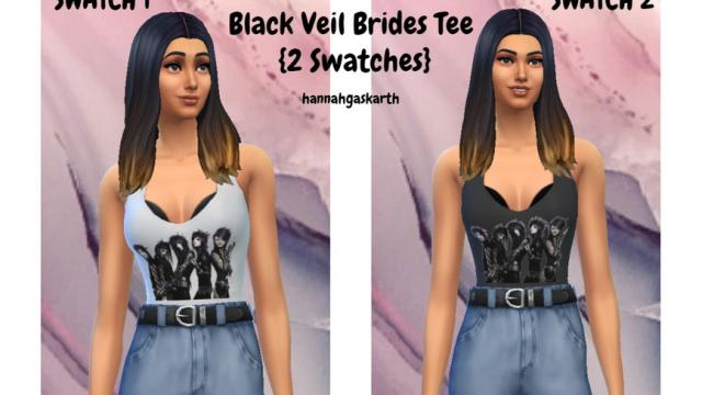 Black Veil Brides Strap Tee {2 Swatches}