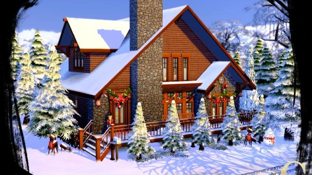 Winter Cabin для The Sims 4