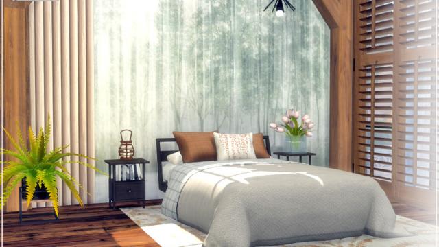 Dream Wooden Panels - MURALS для The Sims 4
