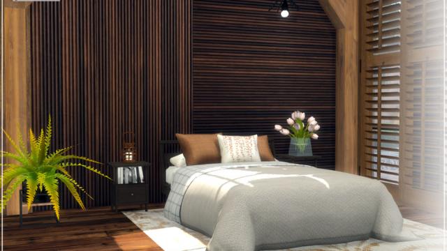 Dream Wooden Panels - MURALS для The Sims 4