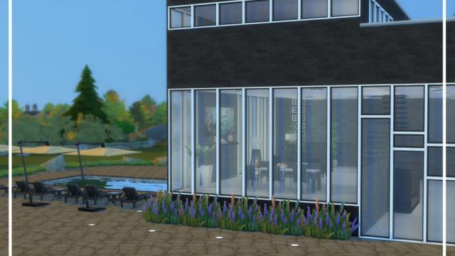 Preston Window Wall Part 3 для The Sims 4