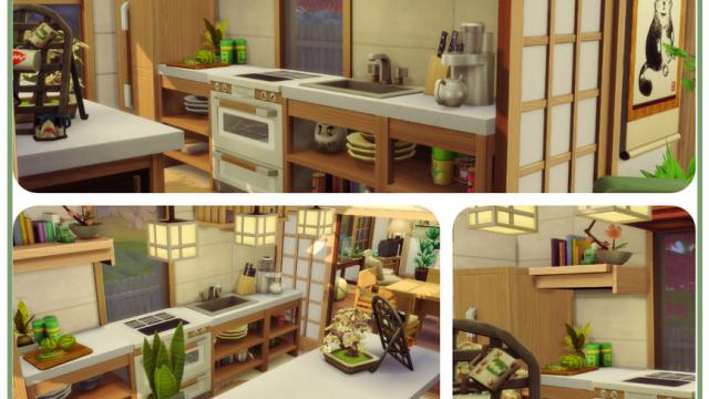 Inspired Japanese Home для The Sims 4