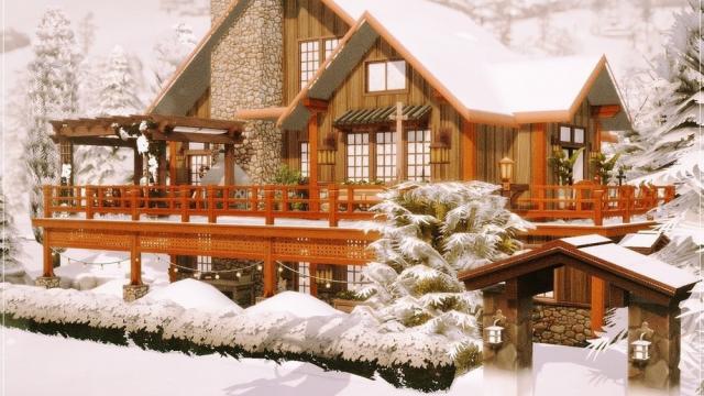 Snowy Cabin