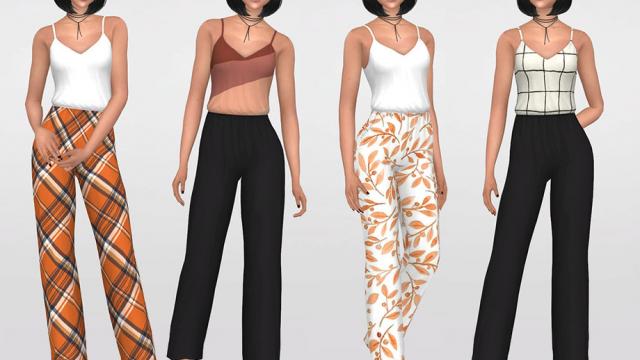 01  Autumn Jumpsuits for Women 01  Nov 16, 2020 for The Sims 4