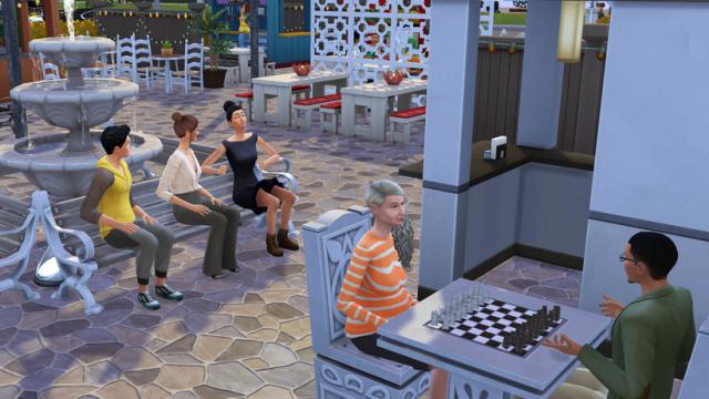 Let's Eat Custom Lot Trait for The Sims 4