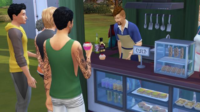 Время покушать / Let's Eat Custom Lot Trait для The Sims 4
