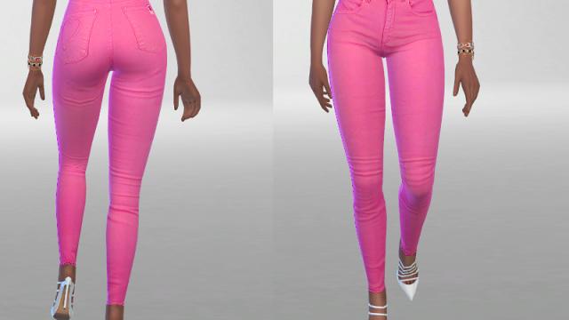 Summer Love Jeans for The Sims 4