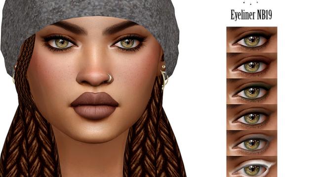 Eyeliner NB19 для The Sims 4